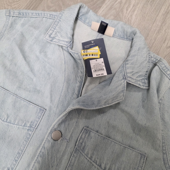 NWT Brand Universal Thread Denim Utility Jumpsuit - Size 6 - Thick Premium Jean - Picture 5 of 5